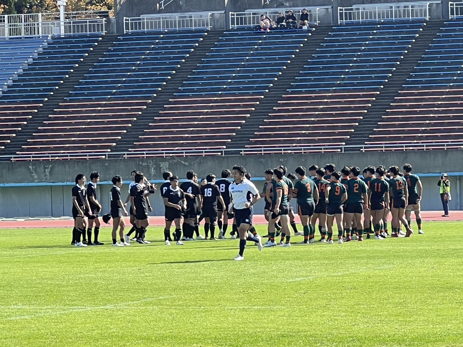 花園予選 第一地区準決勝　対 東福岡戦